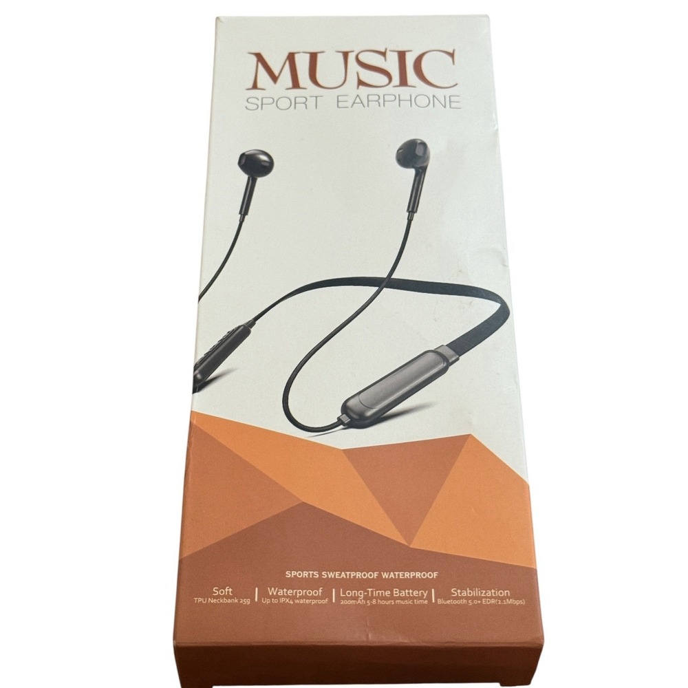 Wireless Sport Earphones Bluetooth 5.0 Neckband Waterproof Sweatproof New
